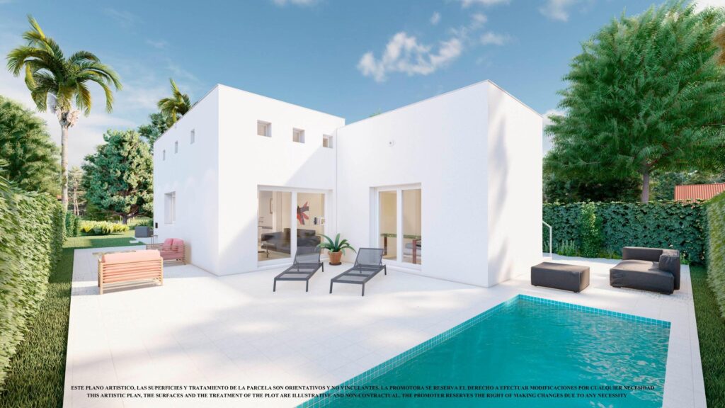Willa w Los Alcazares, Hiszpania, 110m² - obraz 1