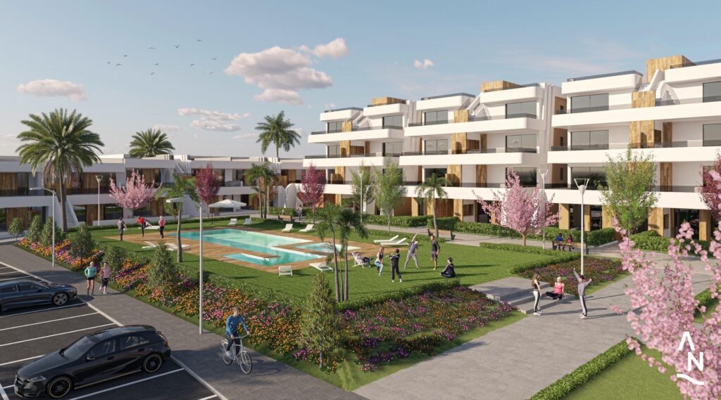 Ground floor apartment w Alhama de Murcia, Hiszpania, 88m² - obraz 1