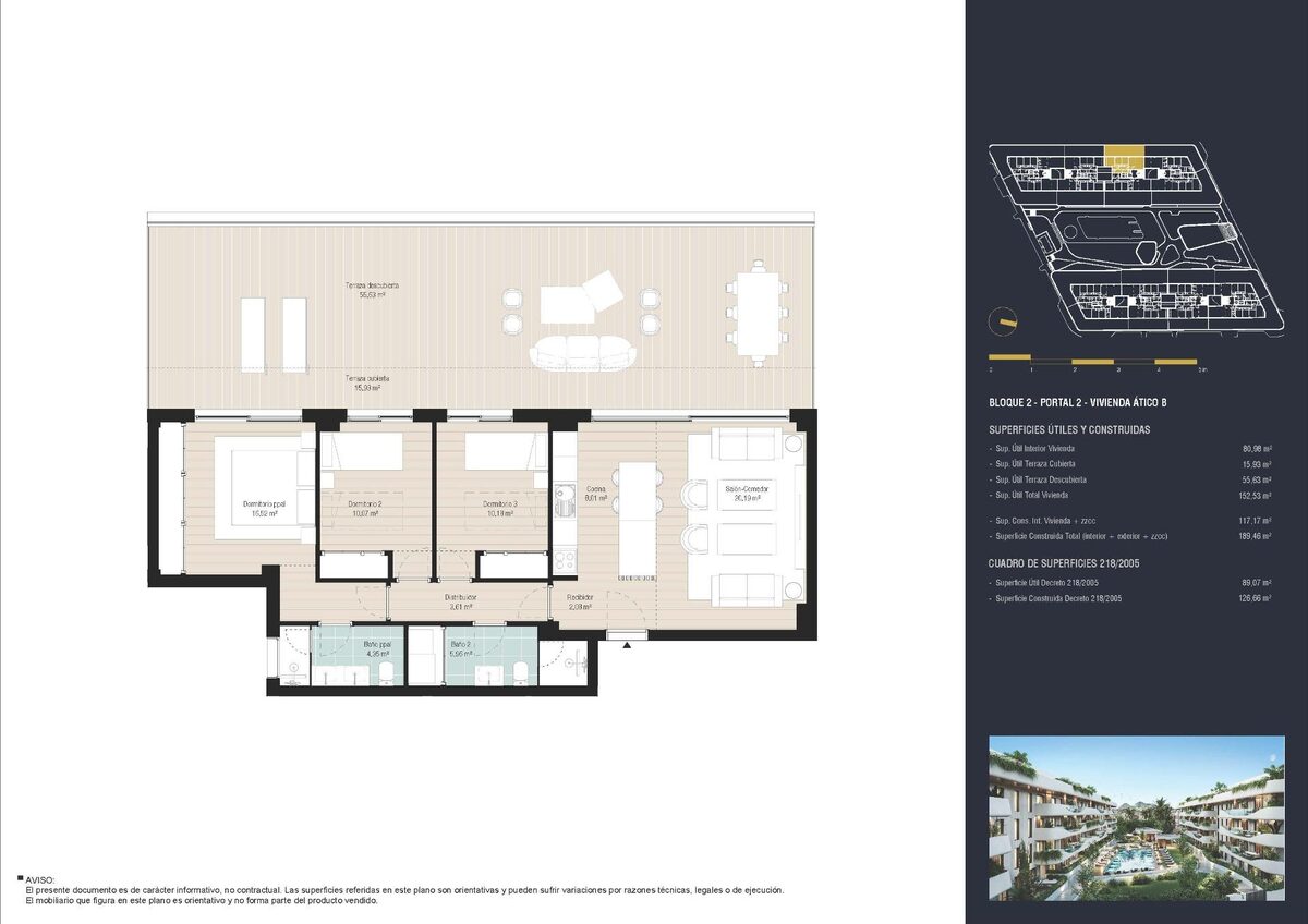 Пентхаус с 3 спальнями, 94м² в Марбелья, Испания [ID: 0137-SP0416]