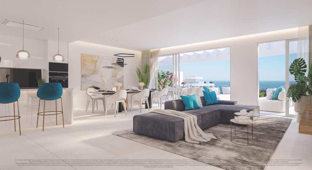 Penthouse z 3 sypialniami, 81m² w Mijas, Hiszpania [ID: 0137-SP0676]