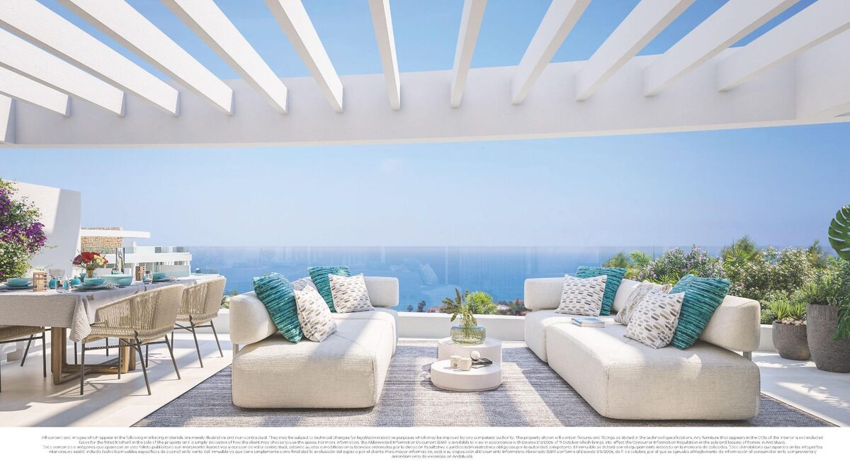 Penthouse z 3 sypialniami, 81m² w Mijas, Hiszpania [ID: 0137-SP0676]