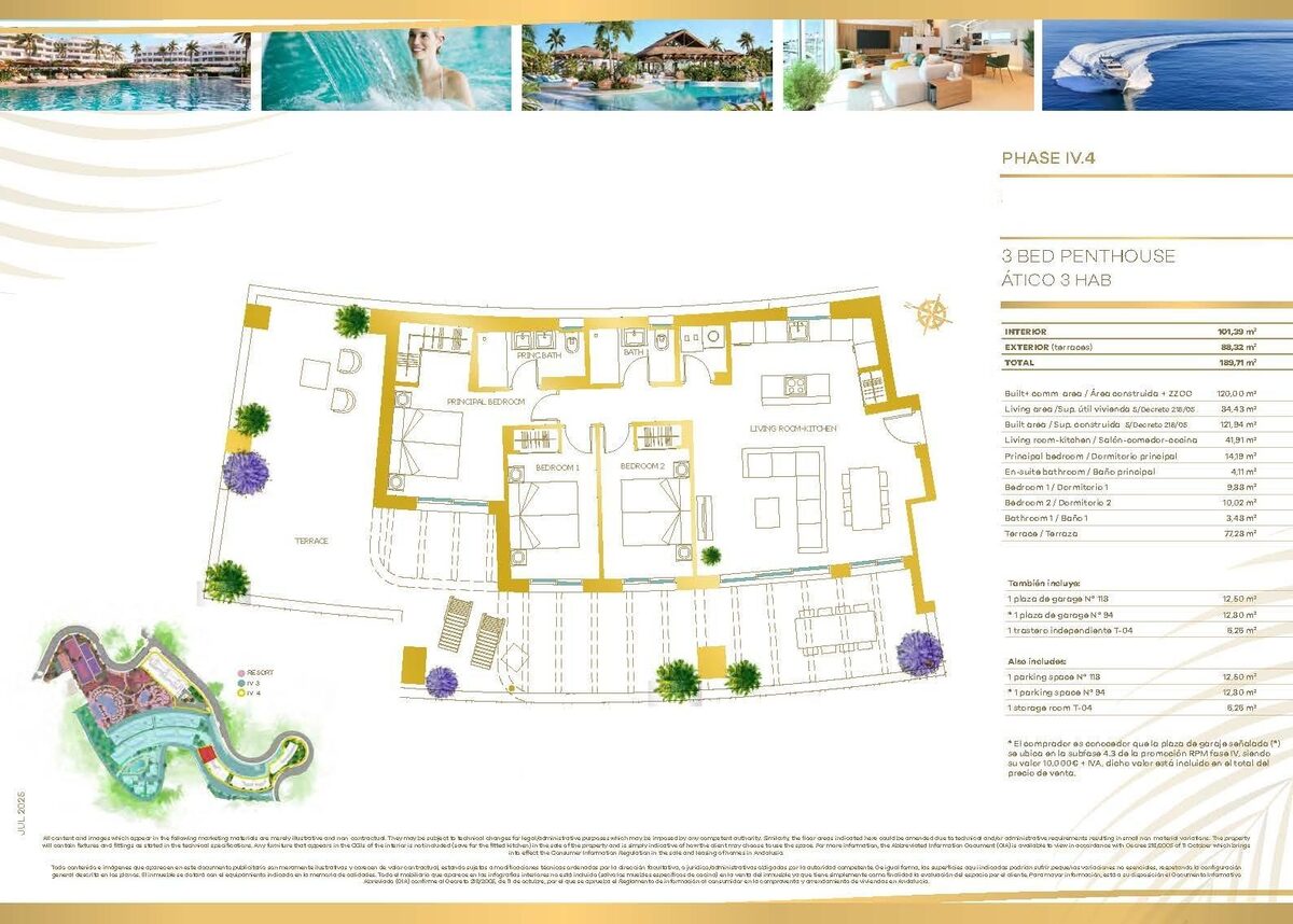 Penthouse z 3 sypialniami, 81m² w Mijas, Hiszpania [ID: 0137-SP0676]