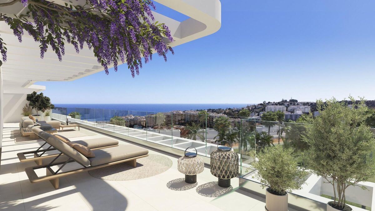 Penthouse z 3 sypialniami, 81m² w Mijas, Hiszpania [ID: 0137-SP0676]