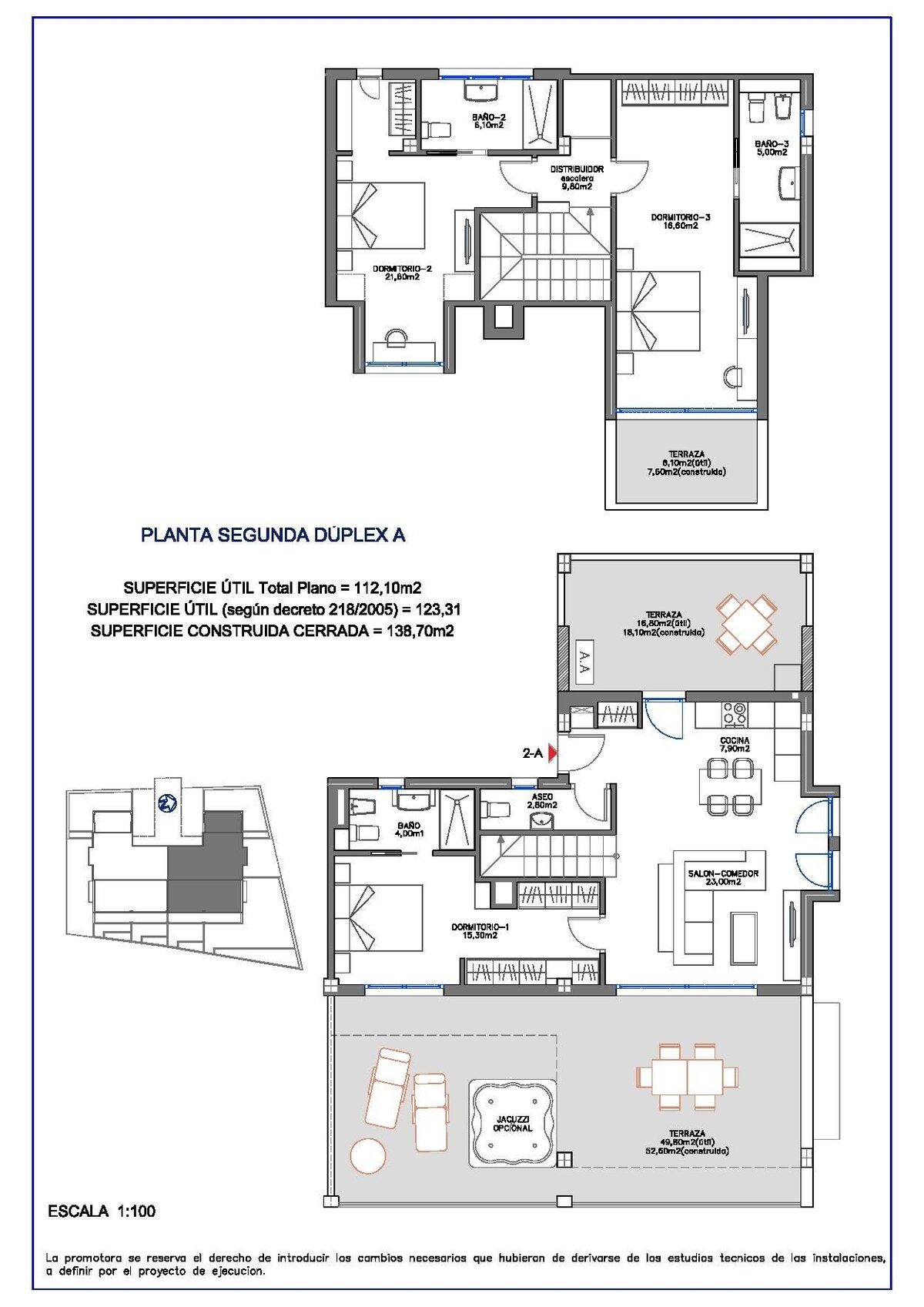 Apartment with 3 bedrooms, 138m² in Benalmadena, Spain [ID: 0137-SP0518]