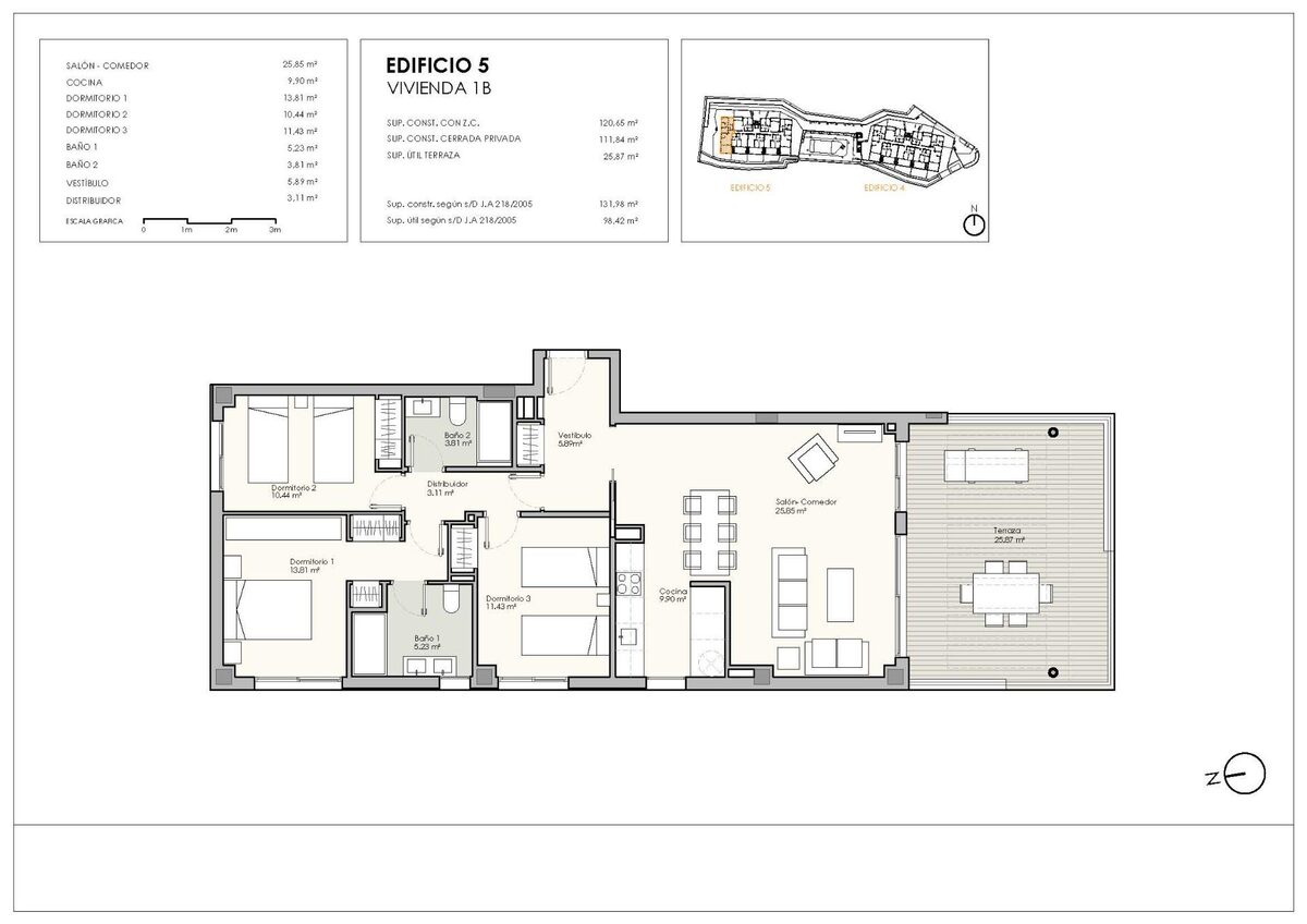 Apartment with 3 bedrooms, 120m² in Casares, Spain [ID: 0137-SP0366]