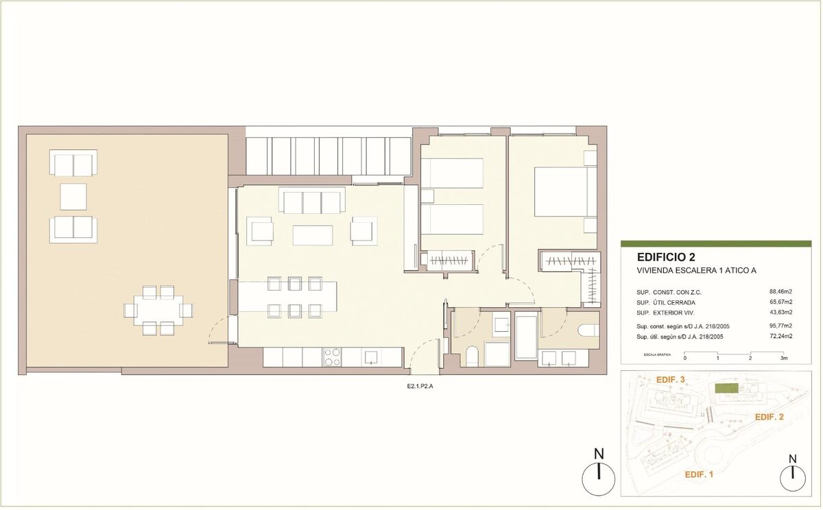 Penthouse with 2 bedrooms, 88m² in Casares, Spain [ID: 0137-SP0367]
