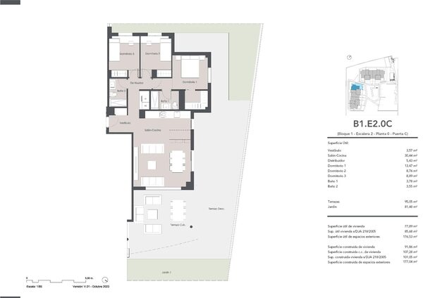 Apartament w Estepona, Hiszpania, 91m² - obraz 9