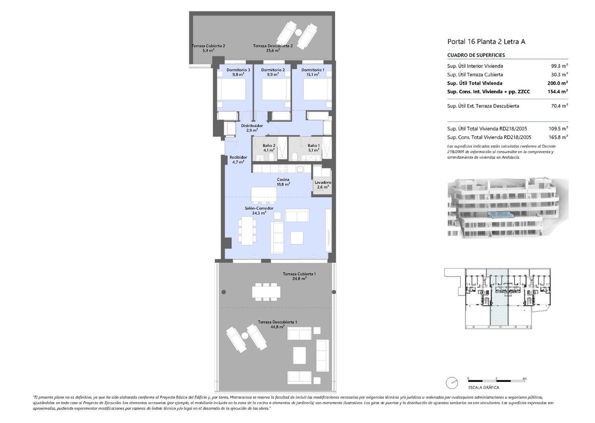 Apartment with 3 bedrooms, 125m² in Марбелья, Spain [ID: 0137-SP0624]