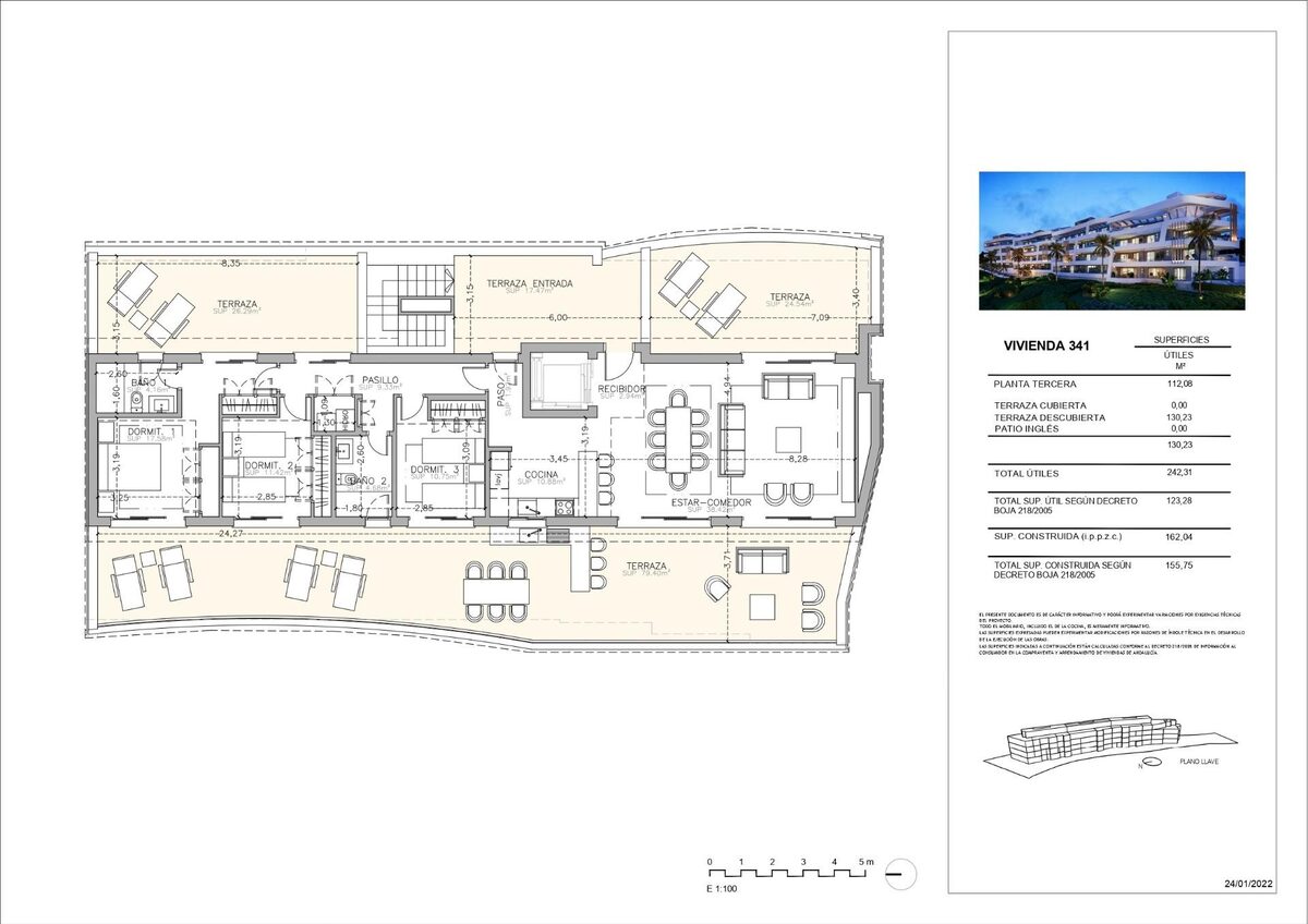 Пентхаус с 3 спальнями, 155м² в Марбелья, Испания [ID: 0137-SP0384]