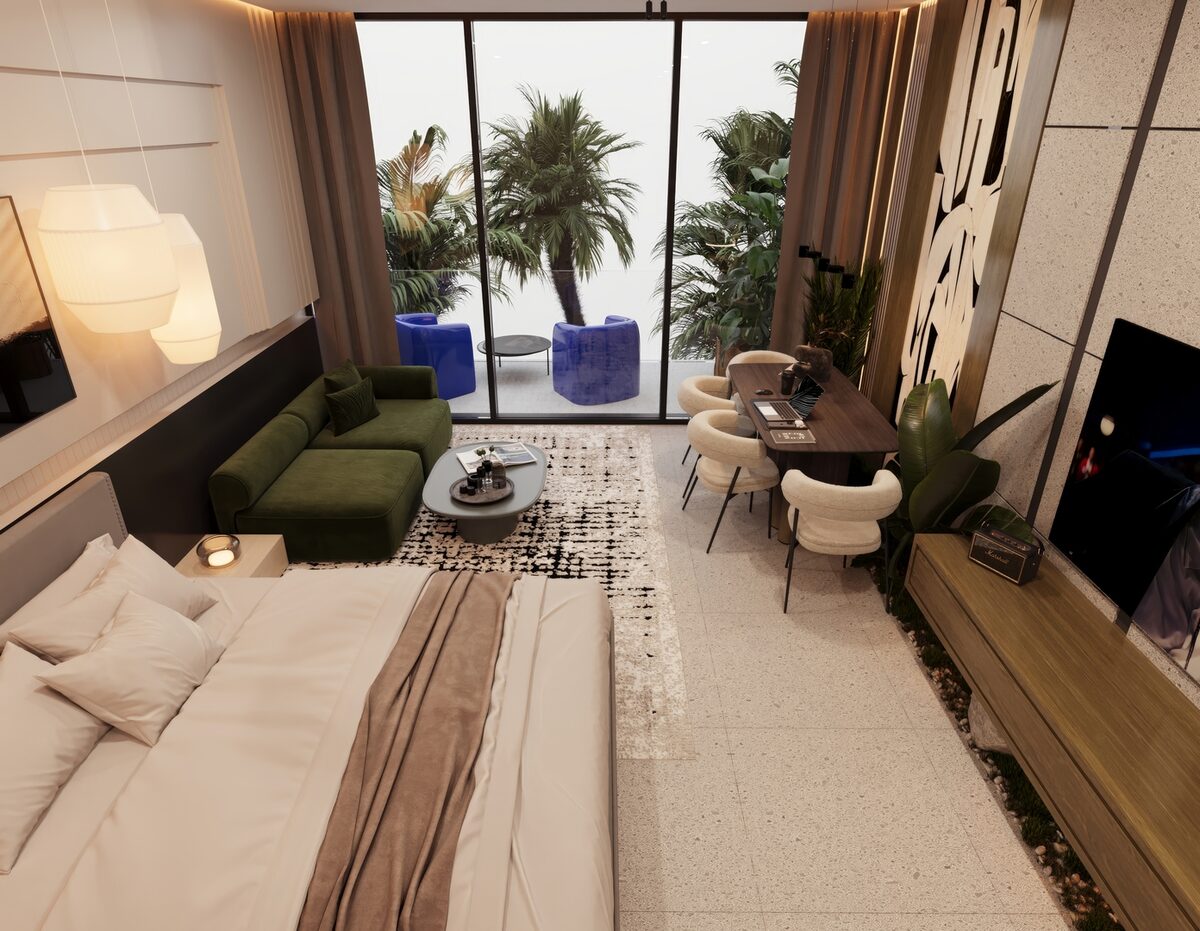 Apartment with 1 bedroom, 42m² in Bali Island, Indonesia [ID: 0919-001]