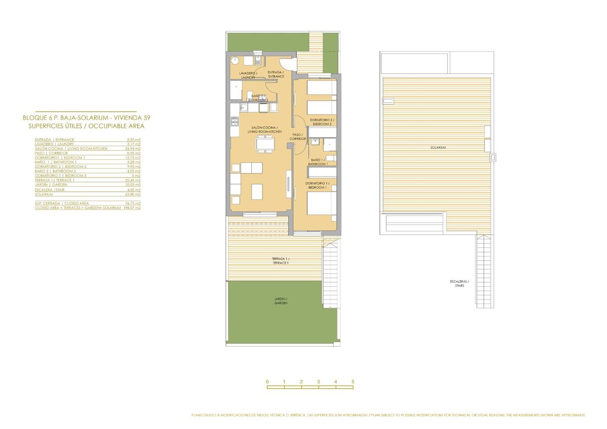 Townhouse with 2 bedrooms, 76m² in Orihuela, Spain [ID: 0137-SP0783]