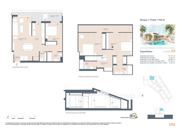 Penthouse w jávea-xàbia, Hiszpania, 175m² - obraz 68