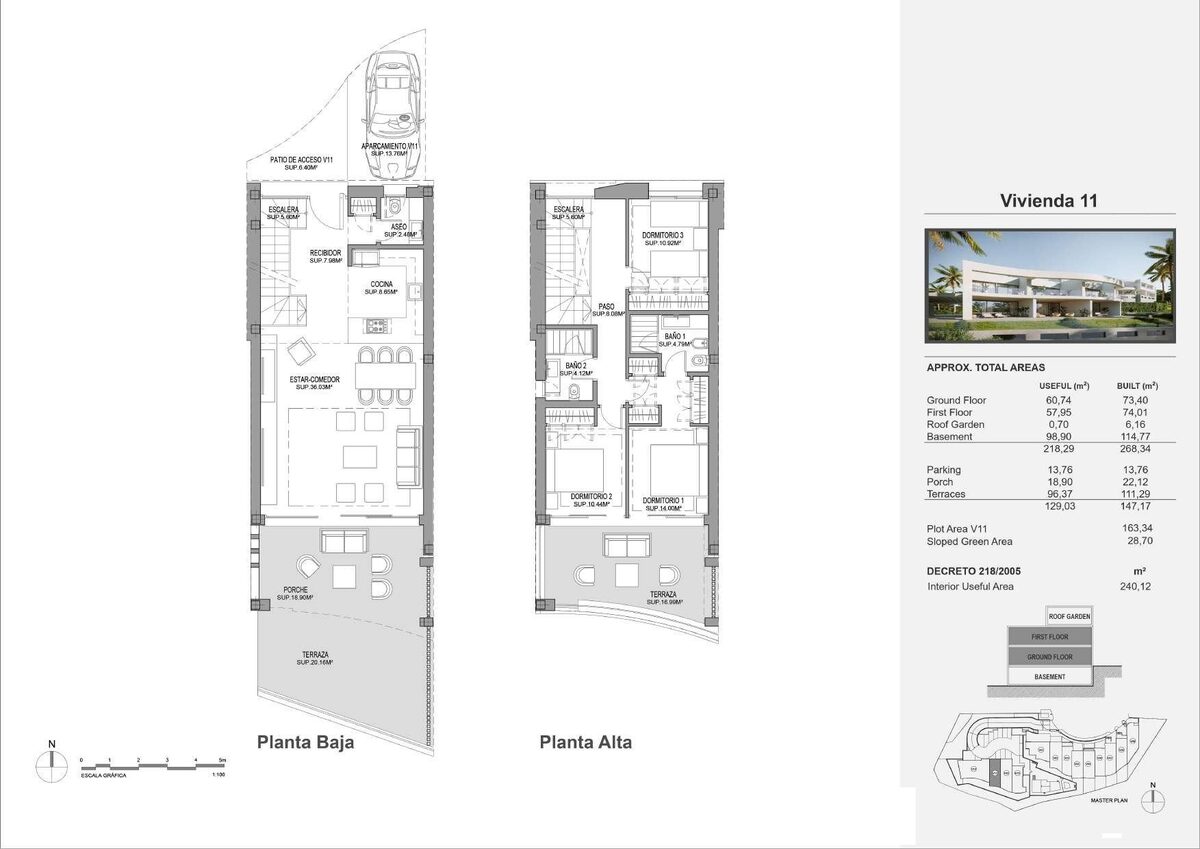 Таунхаус з 3 спальнями, 268м² в Міхас, Іспанія [ID: 0137-SP0765]