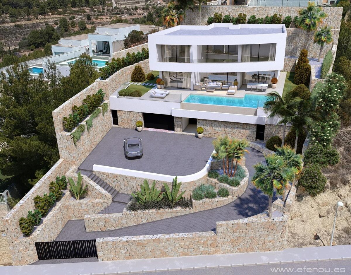 Villa with 4 bedrooms, 335m² in Calpe, Spain [ID: 0137-SP0813]