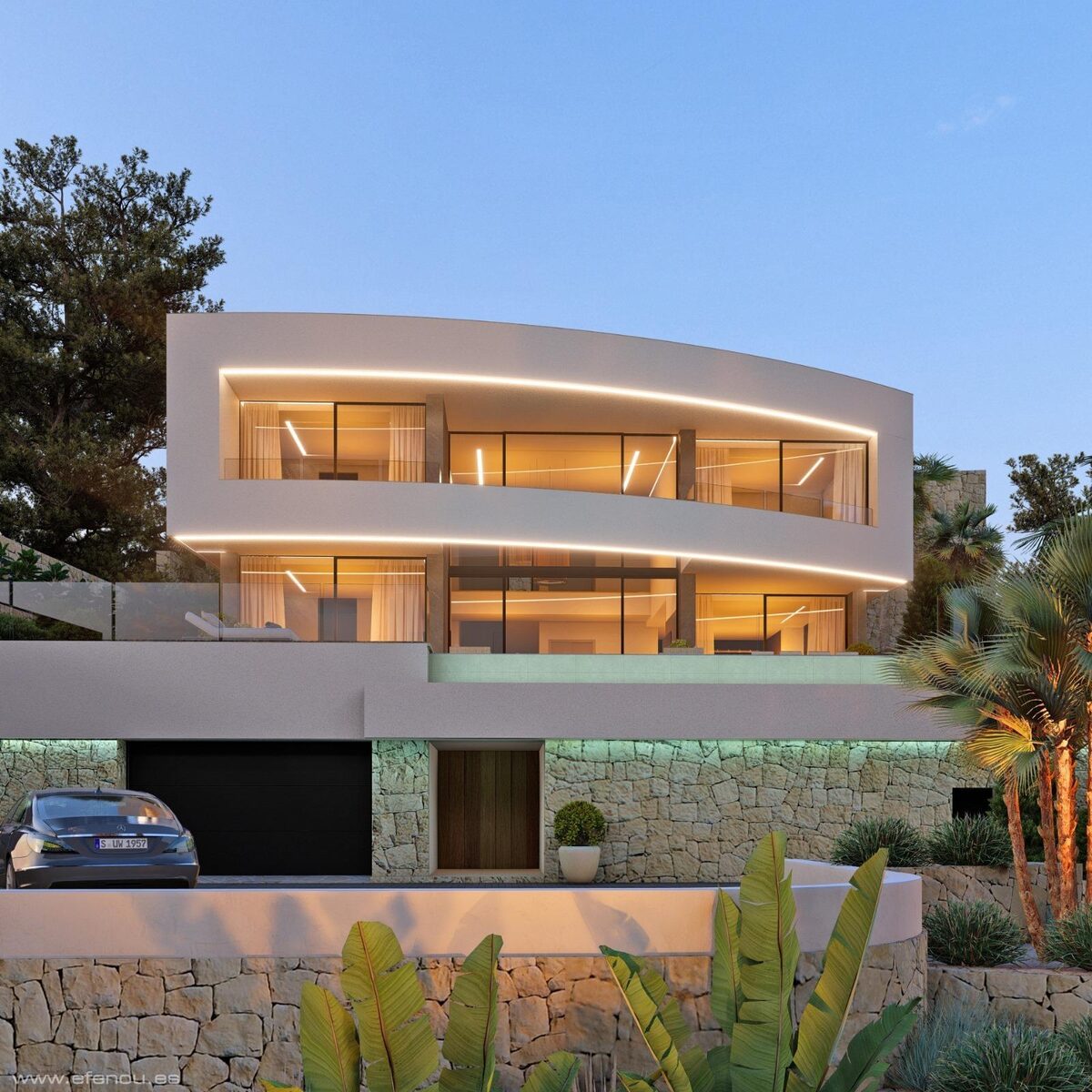 Villa with 4 bedrooms, 335m² in Calpe, Spain [ID: 0137-SP0813]