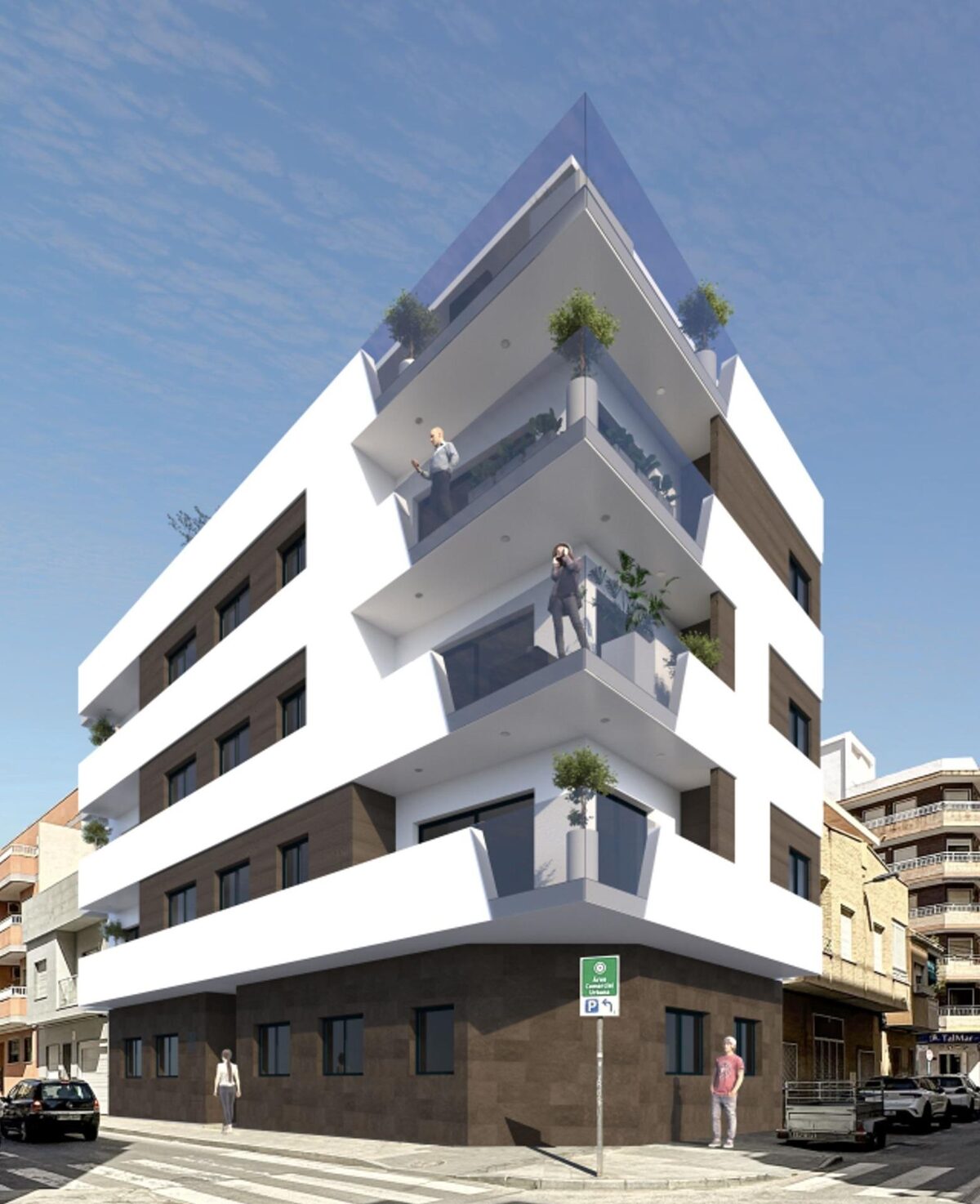 Penthouse z 3 sypialniami, 74m² w Torrevieja, Hiszpania [ID: 0137-SP0808]