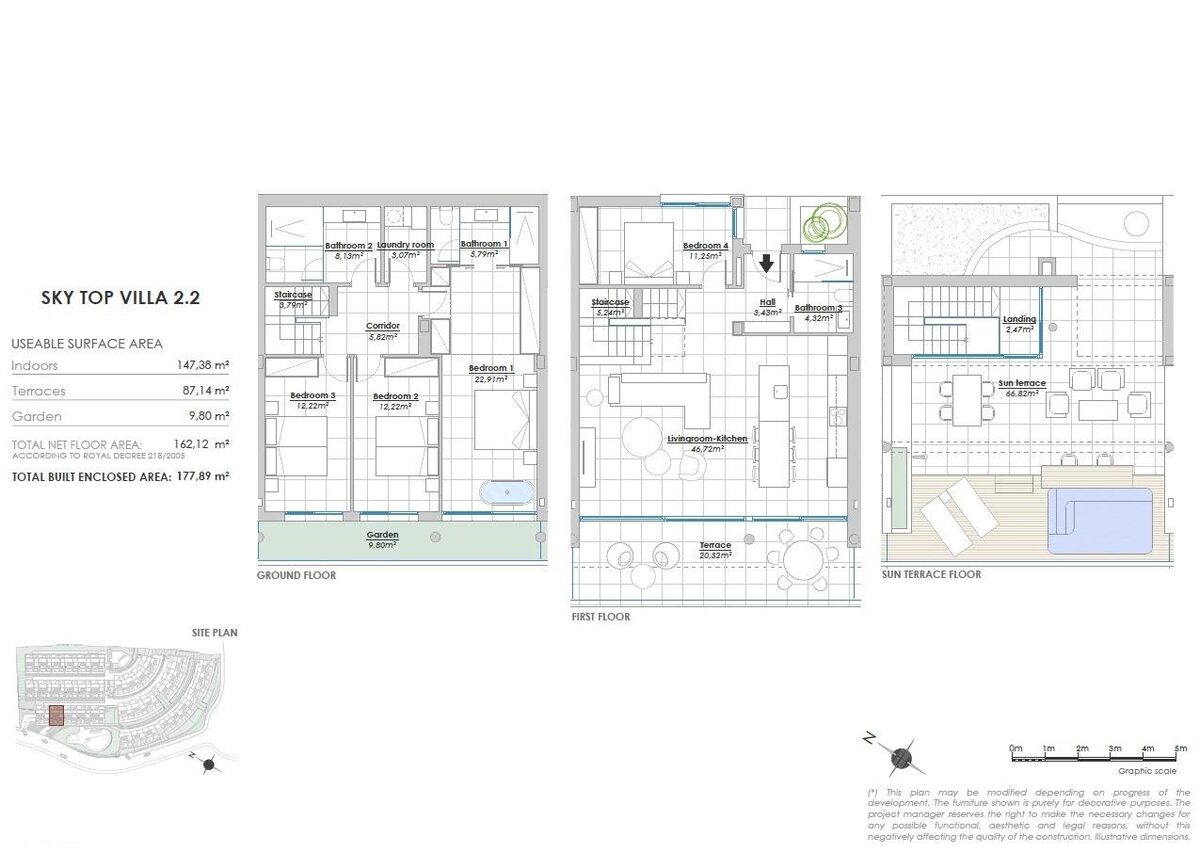 Dom szeregowy z 4 sypialniami, 177m² w Fuengirola, Hiszpania [ID: 0137-SP0816]