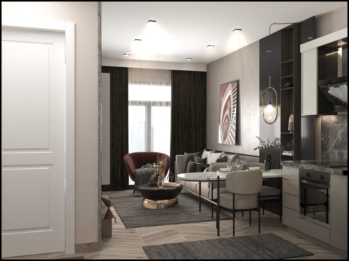 Apartment with 1 bedroom, 56m² in Mersin, Turkey [ID: TM03-034]