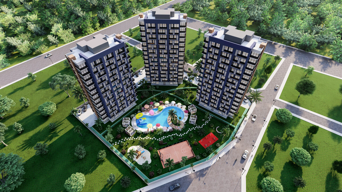 Apartment with 1 bedroom, 56m² in Mersin, Turkey [ID: TM03-034]