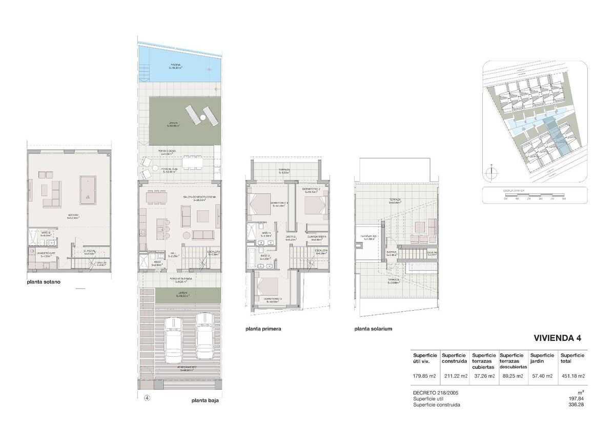 Townhouse with 3 bedrooms, 336m² in Estepona, Spain [ID: 0137-SP0844]