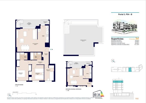 Penthouse w Alicante, Hiszpania, 101m² - obraz 13