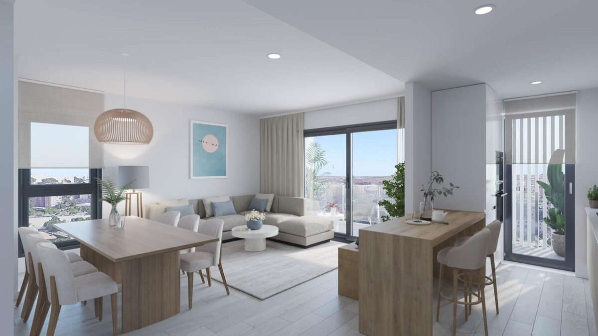Penthouse z 3 sypialniami, 106m² w Alicante, Hiszpania [ID: 0137-SP0848]
