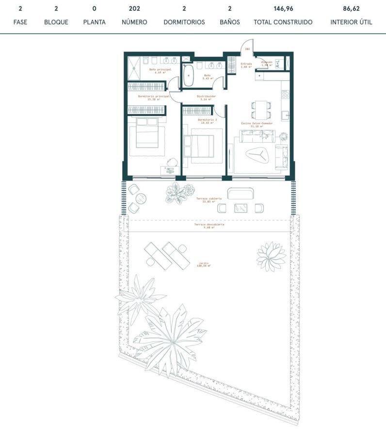 Apartament z 2 sypialniami, 150m² w Mijas, Hiszpania [ID: 0137-SP0858]