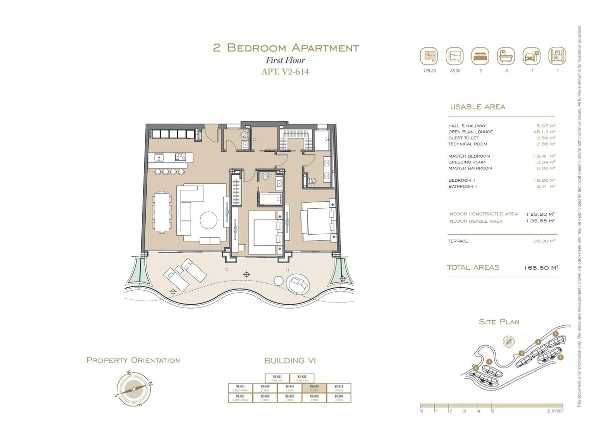 Квартира з 2 спальнями, 128м² в Бенаавіс, Іспанія [ID: 0137-SP0868]