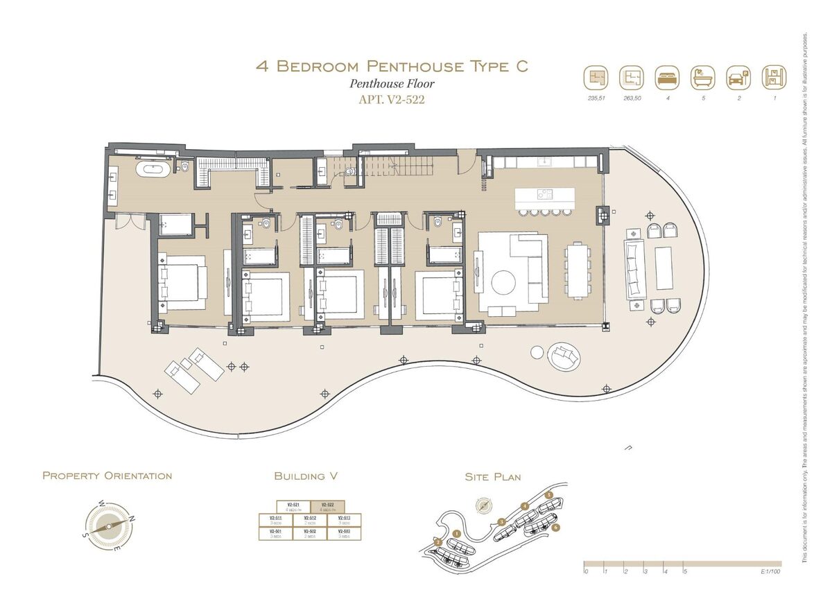 Penthouse z 4 sypialniami, 235m² w Benahavís, Hiszpania [ID: 0137-SP0871]