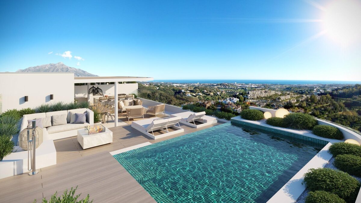 Penthouse z 4 sypialniami, 235m² w Benahavís, Hiszpania [ID: 0137-SP0871]