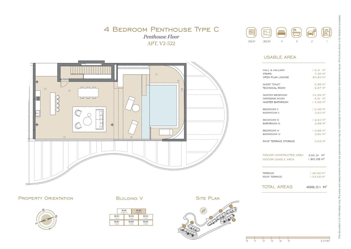 Penthouse z 4 sypialniami, 235m² w Benahavís, Hiszpania [ID: 0137-SP0871]
