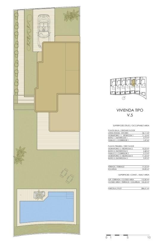 Villa with 3 bedrooms, 111m² in Pilar de la Horadada, Spain [ID: 0137-SP0873]