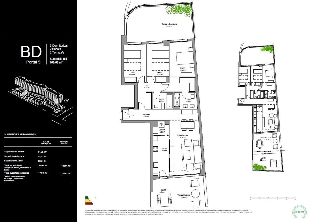 Квартира з 3 спальнями, 128м² в Торремолінос, Іспанія [ID: 0137-SP0831]