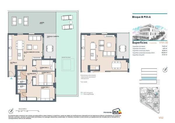Квартира в Беникасим, Испания, 99м² - изображение 11