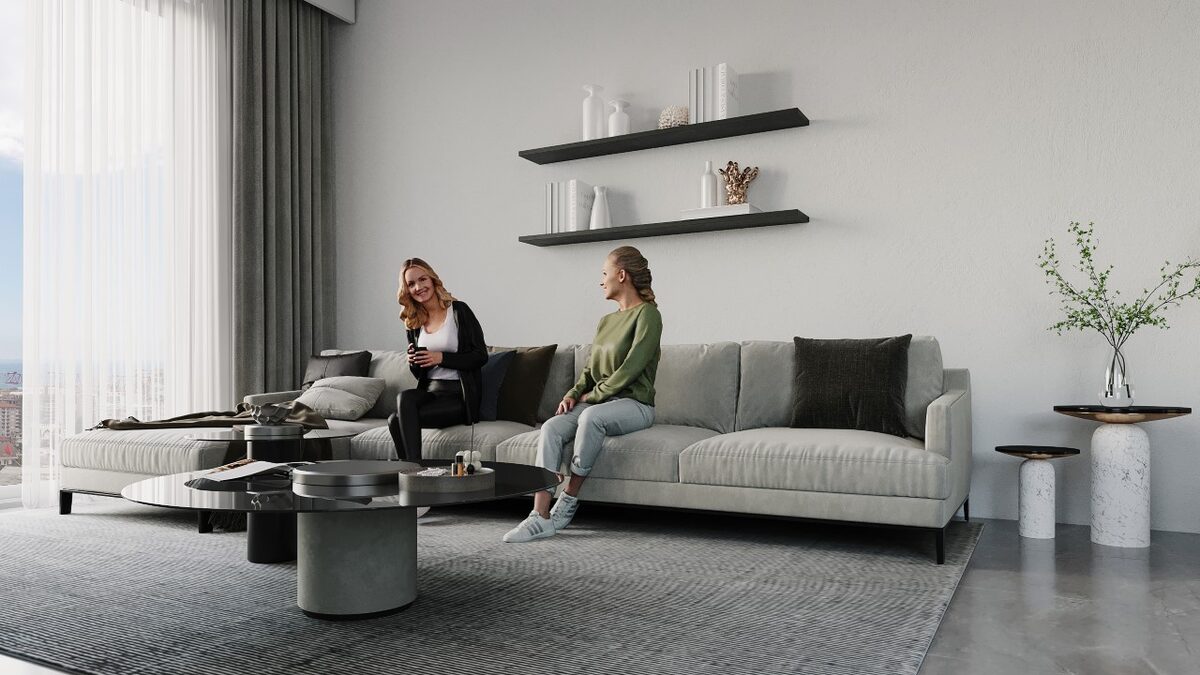 Квартира з 1 спальнею, 56м² в Аланія, Туреччина [ID: 0302-001]