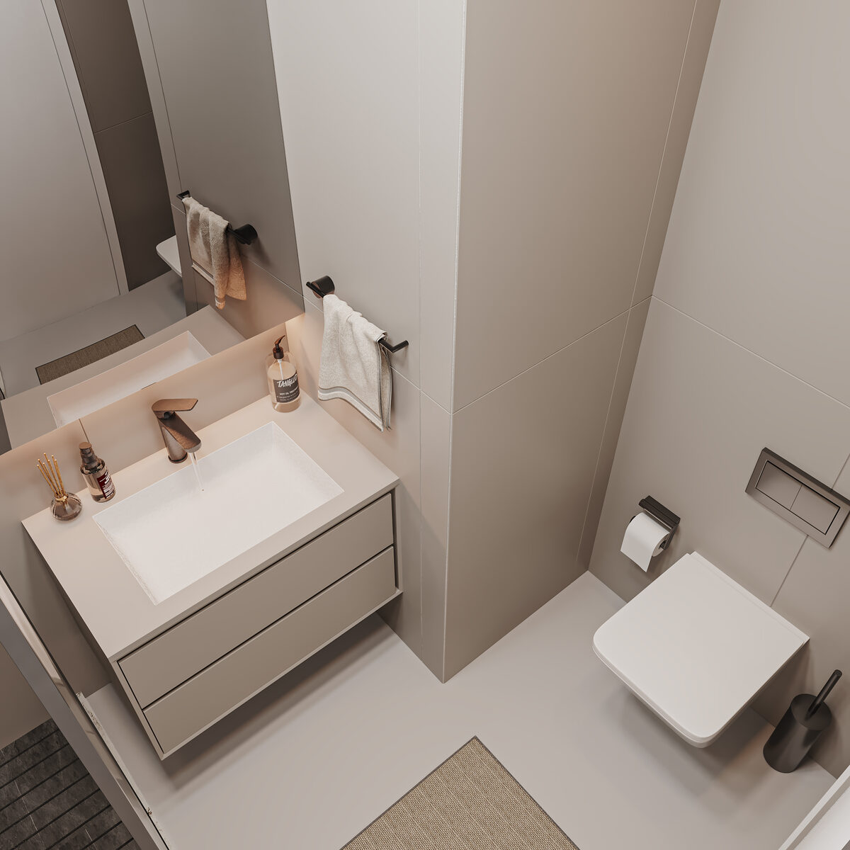 Квартира з 1 спальнею, 56м² в Аланія, Туреччина [ID: 0302-001]