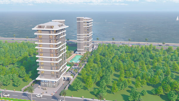 Квартира в Алания, Турция, 57.5м²