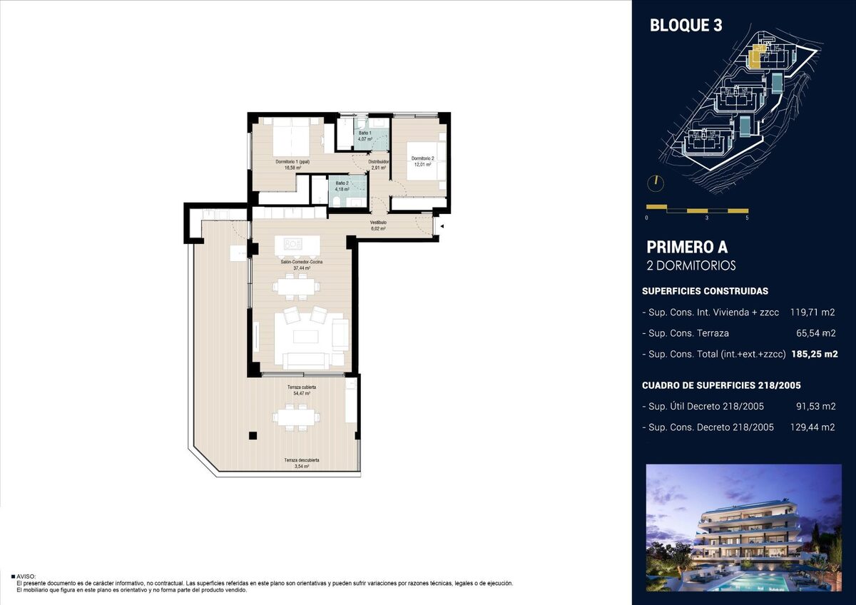 Квартира с 2 спальнями, 129м² в Фуэнхирола, Испания [ID: 0137-SP0883]