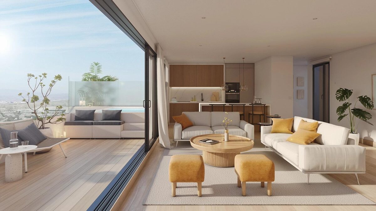 Penthouse z 3 sypialniami, 124m² w Mijas, Hiszpania [ID: 0137-SP0902]