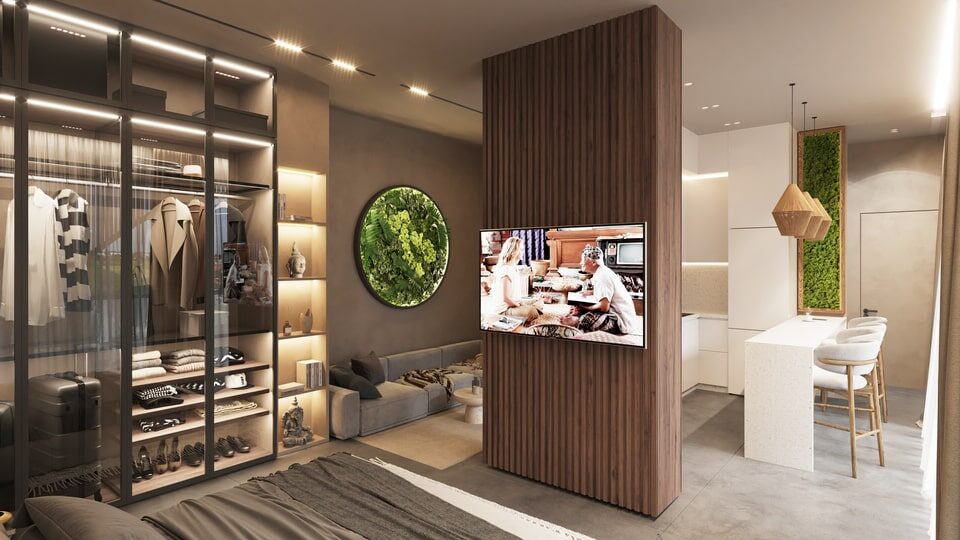 Квартира з 1 спальнею, 58м² в о. Балі, Індонезія [ID: 0921-003]