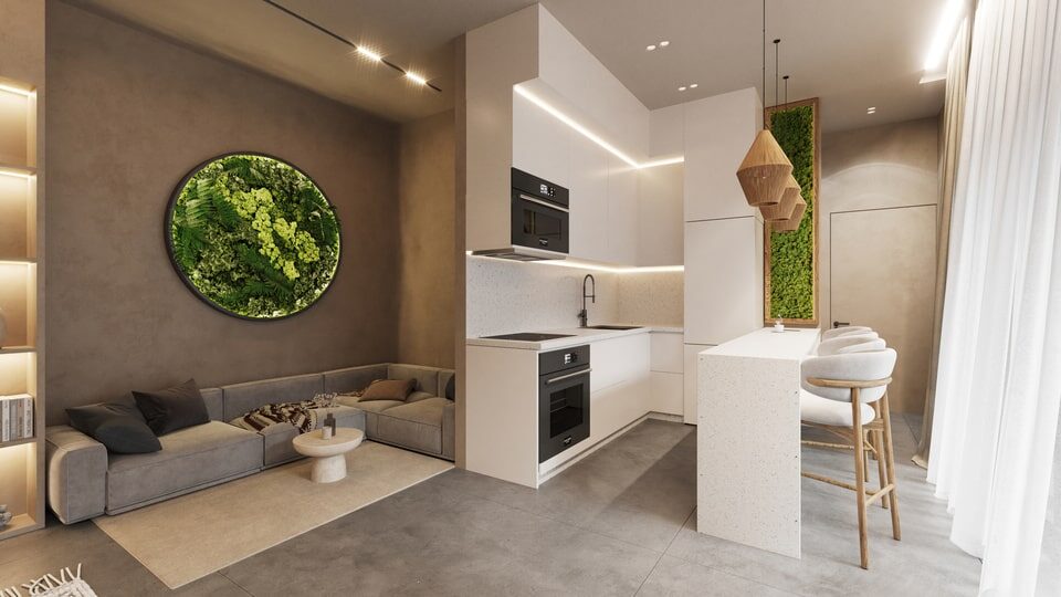 Квартира з 1 спальнею, 58м² в о. Балі, Індонезія [ID: 0921-003]