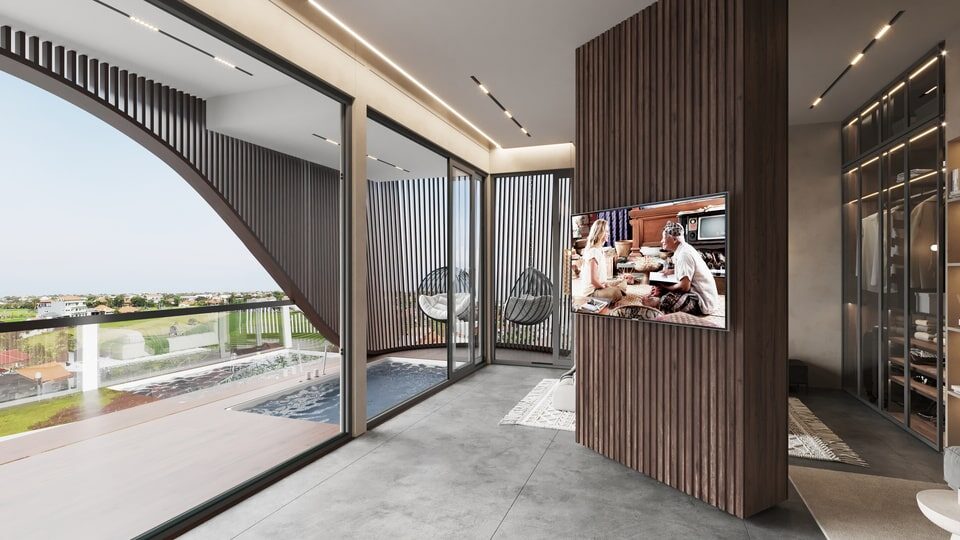 Квартира з 1 спальнею, 58м² в о. Балі, Індонезія [ID: 0921-003]