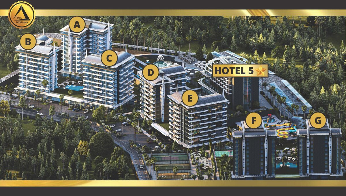 Квартира з 1 спальнею, 53м² в Аланія, Туреччина [ID: TA37-001]