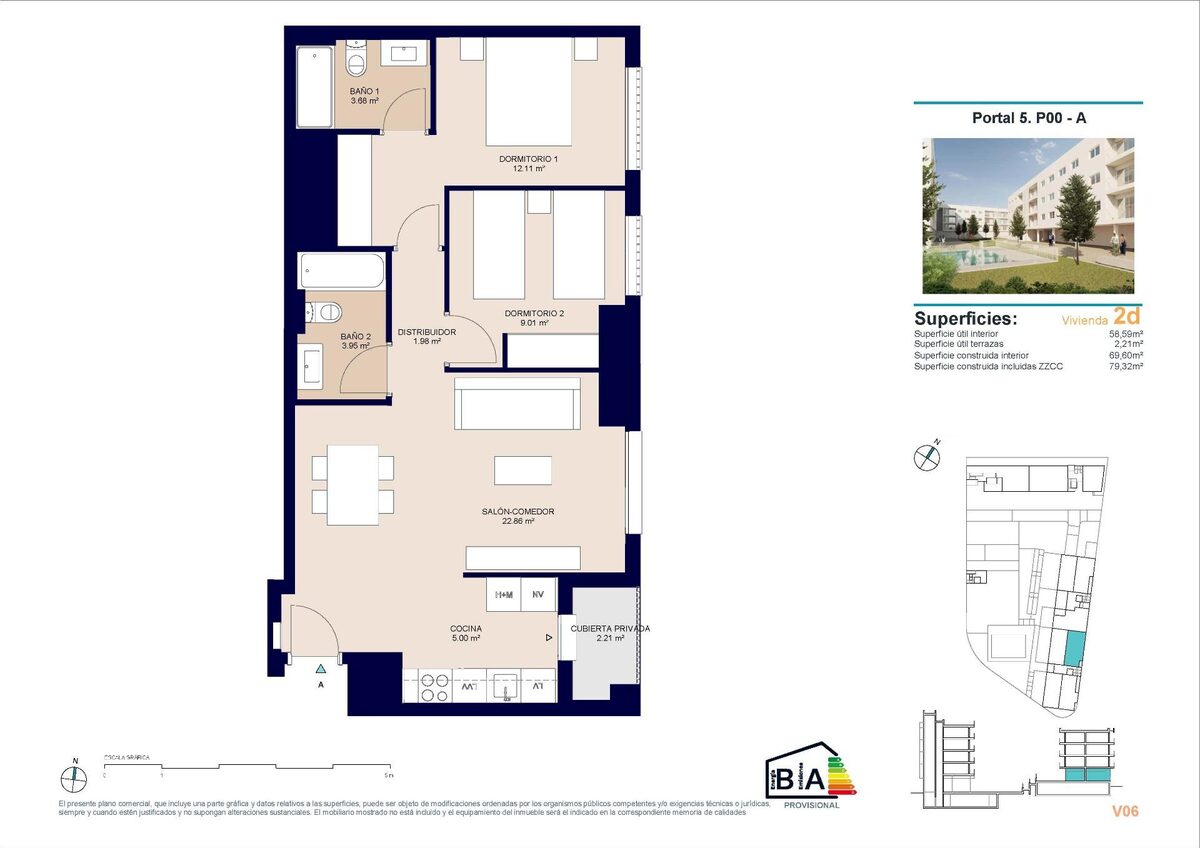 Apartament z 2 sypialniami, 79m² w Alicante, Hiszpania [ID: 0137-SP0934]