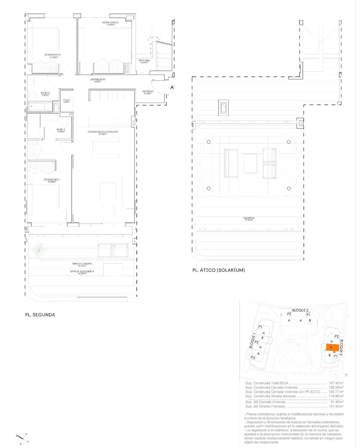 Пентхаус с 3 спальнями, 137м² в Эстепона, Испания [ID: 0137-SP0942]