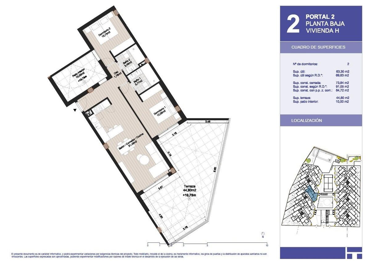 Apartament z 2 sypialniami, 91m² w torrox, Hiszpania [ID: 0137-SP0946]