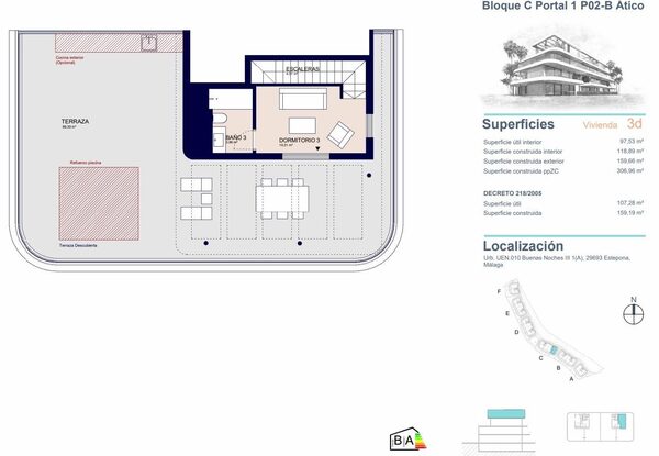Penthouse w Estepona, Hiszpania, 134m² - obraz 27
