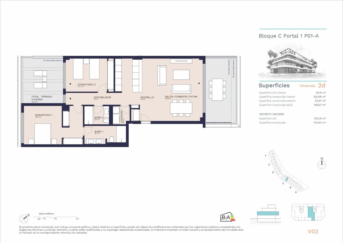 Квартира с 2 спальнями, 143м² в Эстепона, Испания [ID: 0137-SP0956]