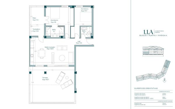 Квартира в Бенальмадена, Іспанія, 88м² - зображення 15