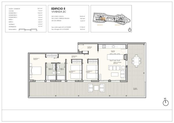 Пентхаус в Касарес, Испания, 117м² - изображение 12
